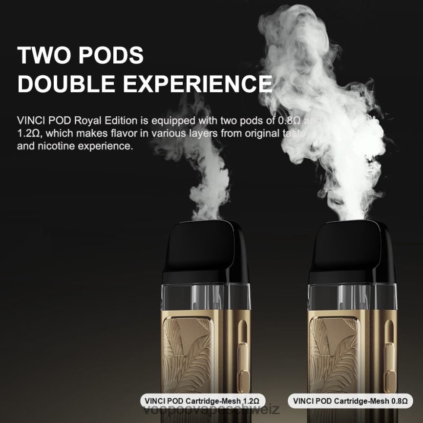 VOOPOO VINCI POD königliche Ausgabe Gold Blatt 6X0608343 VOOPOO Vape Geneva
