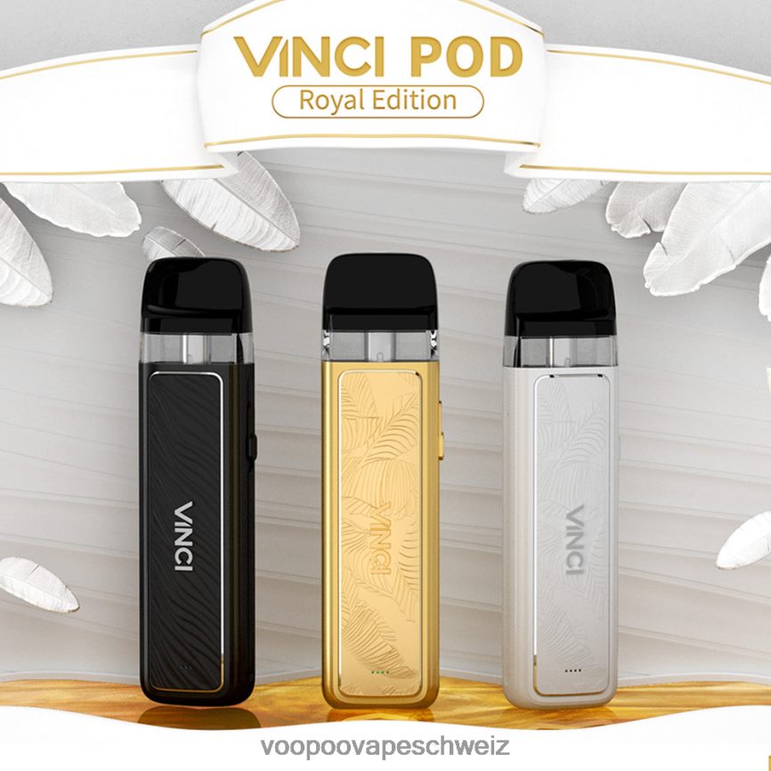 VOOPOO VINCI POD königliche Ausgabe Gold Blatt 6X0608343 VOOPOO Vape Geneva