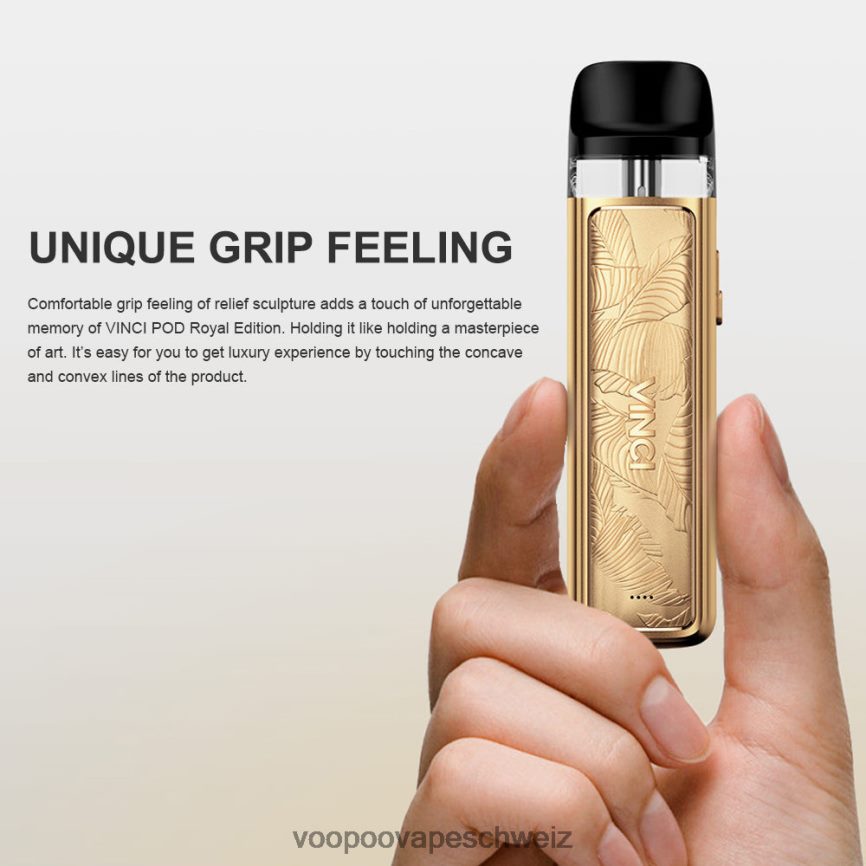 VOOPOO VINCI POD königliche Ausgabe Gold Blatt 6X0608343 VOOPOO Vape Geneva