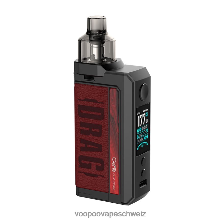 VOOPOO DRAG MAX Mod-Gerät Marsala 6X0608297 VOOPOO Vape Kit