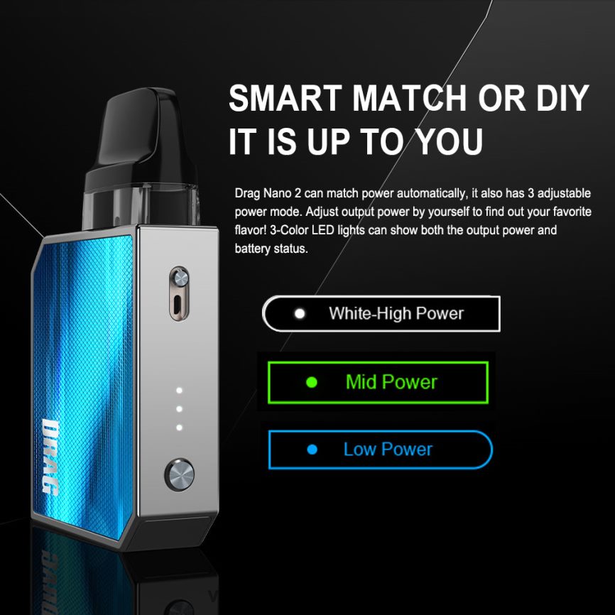 VOOPOO DRAG NANO 2 Pod-Kit Tee grün 6X0608152 VOOPOO Vape Schweiz