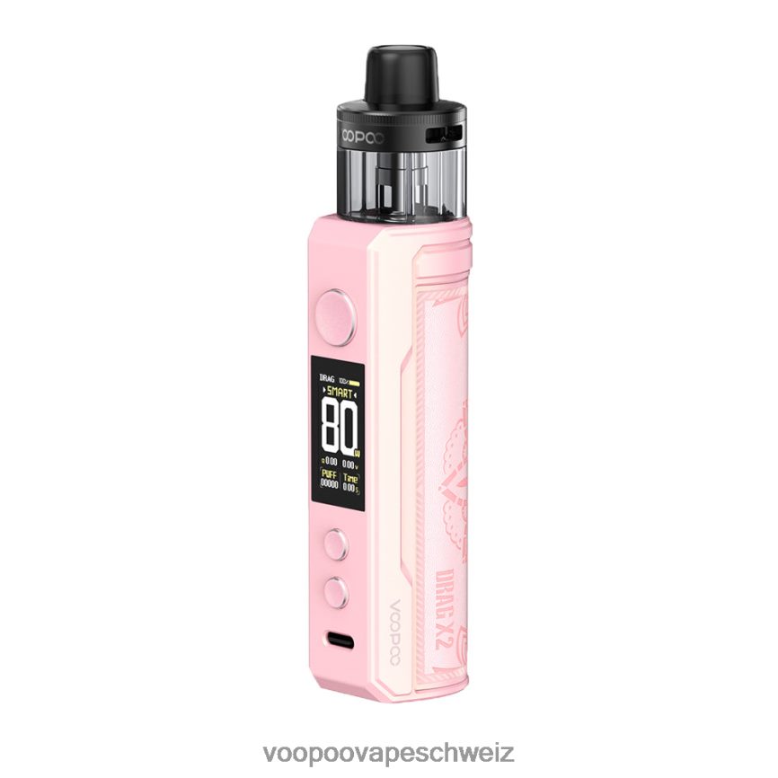 VOOPOO DRAG X2 Pod-Mod leuchtend rosa 6X0608232 VOOPOO Vape Schweiz