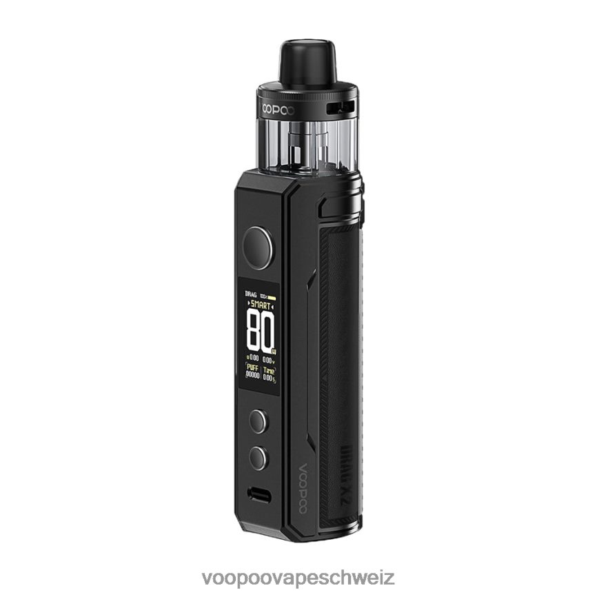 VOOPOO DRAG X2 Pod-Mod schwarz sprühen 6X0608234 VOOPOO Vape Pod Schweiz