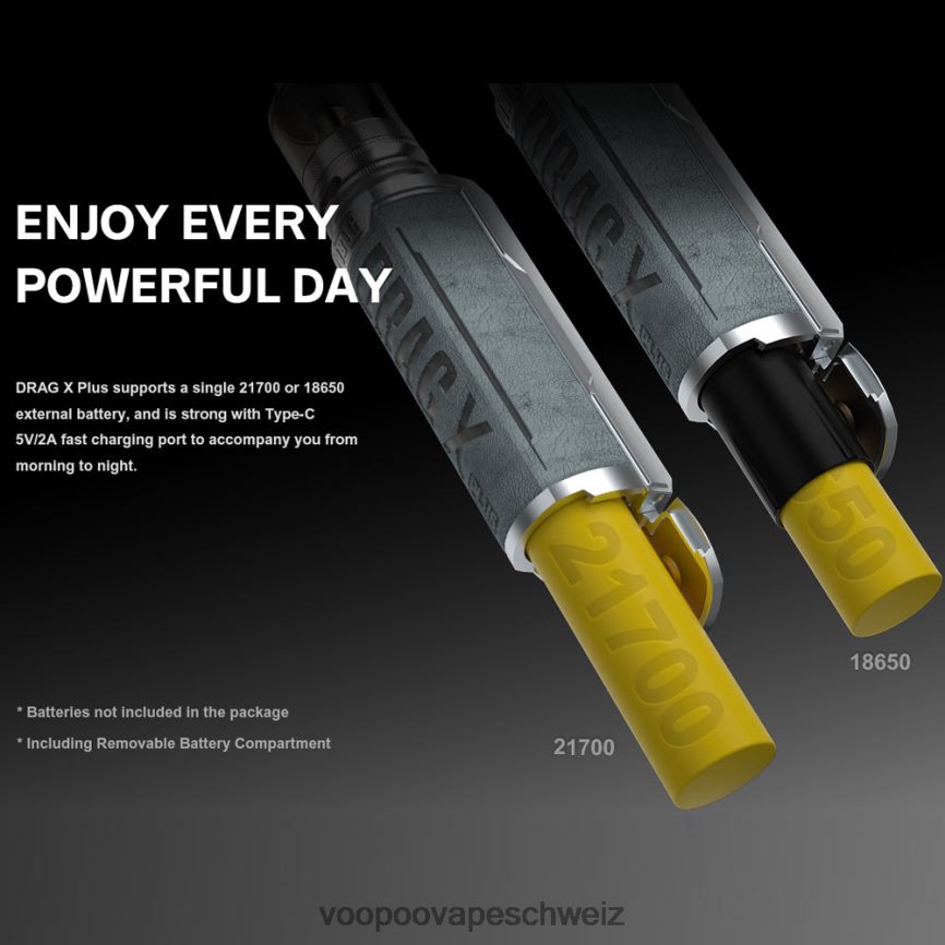 VOOPOO DRAG X PLUS Bausatz klassisch 6X0608294 VOOPOO Vape Pod Schweiz